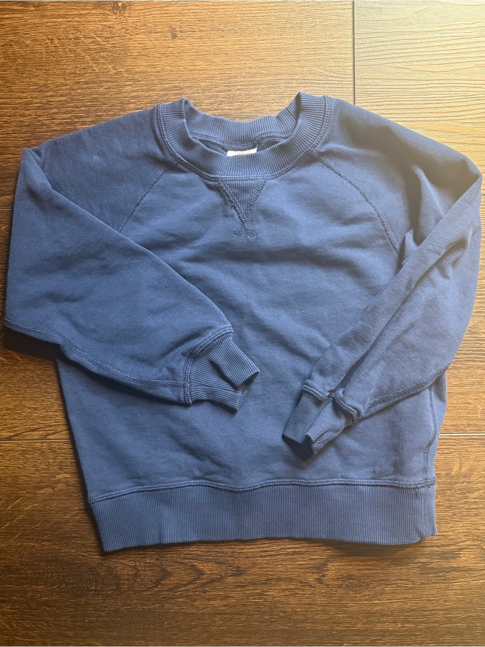 Hanna Andersson Navy Blue Kids Crewneck Sweatshirt Sz 5